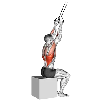 Band Close Grip Pulldown