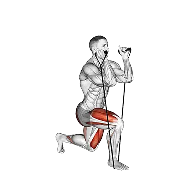 Band Split Squat