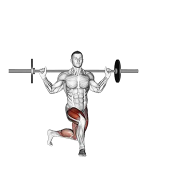 Barbell Curtsey Lunge - Exclusive get you ultimate Strength for Quadriceps