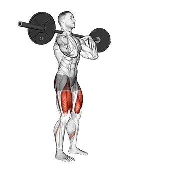 Barbell Front Rack Lunge - Exclusive get you ultimate Strength for Quadriceps