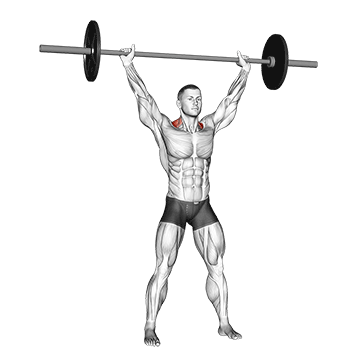 Barbell Overhead Shrug - Exclusive get you ultimate Strength