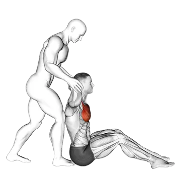 Behind Head Chest Stretch - Exclusive get you ultimate Flexibility for Chest from X health blend   Animated Exercise  Library