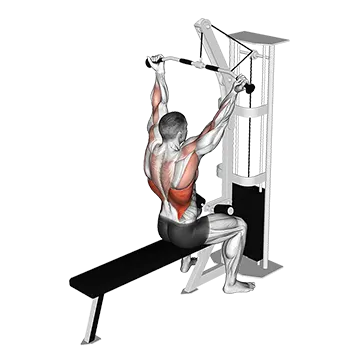 Cable Underhand Pulldown - Exclusive get you ultimate Strength for Latissimus Dorsi from X health blend   Animated Exercise  Library