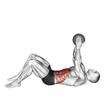 Crunch with Medicine Ball - Exclusive get you ultimate Strength for Rectus Abdominis