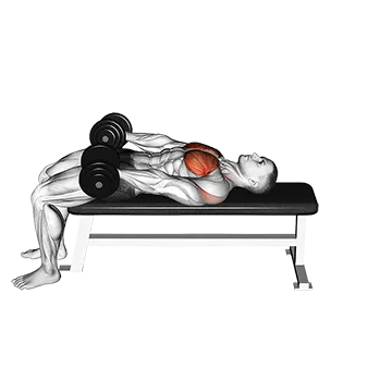 Dumbbell Around Pullover - Exclusive get you ultimate Strength for Latissimus Dorsi