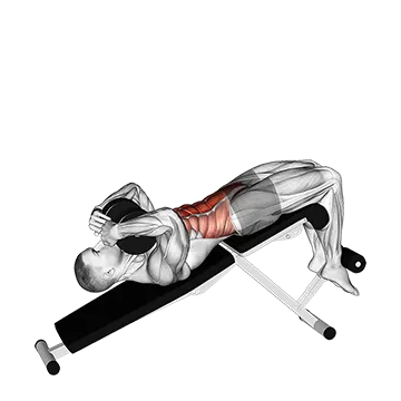 Dumbbell Decline Sit Up
