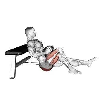 Dumbbell Single Leg Hip Thrust - Exclusive get you ultimate Strength for Glutes from X health blend   Animated Exercise  Library