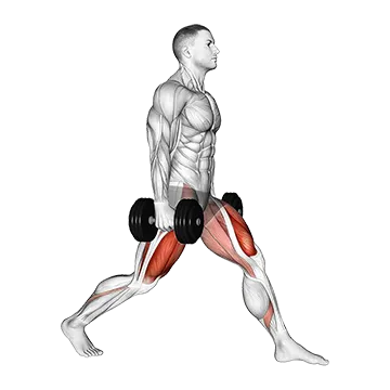 Dumbbell Static Lunge
