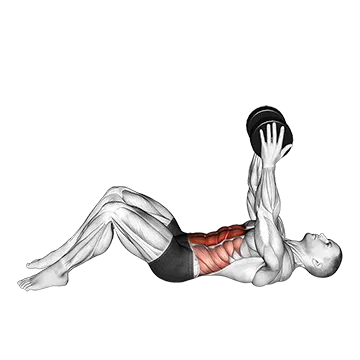 Dumbbell Straight Arm Crunch