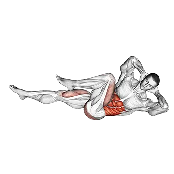 Elbow to Knee - Exclusive get you ultimate Stretching for Hip Flexors from X health blend   Animated Exercise  Library