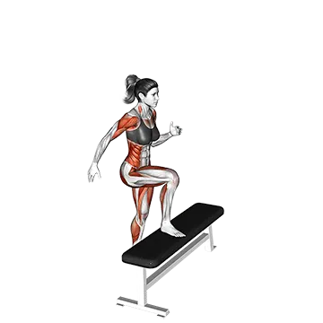 Jump Step Up - Exclusive get you ultimate Strength for Quadriceps
