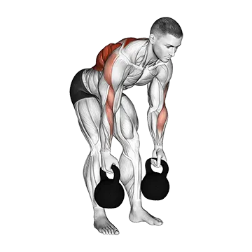 Kettlebell Alternating Row