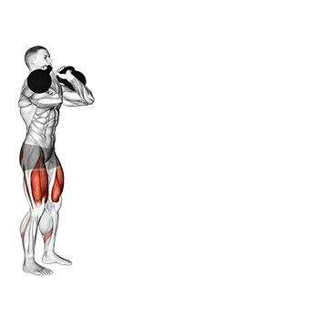 Kettlebell Front Rack Walking Lunge - Exclusive get you ultimate Strength for Quadriceps