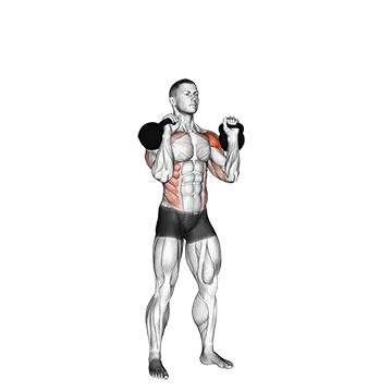 Kettlebell Seesaw Press - Exclusive get you ultimate Strength for Shoulders from X health blend   Animated Exercise  Library