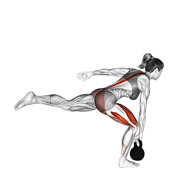 Kettlebell Single Leg Deadlift