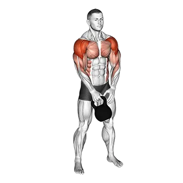 Kettlebell Slingshot - Exclusive get you ultimate Strength for Core from X health blend   Animated Exercise  Library
