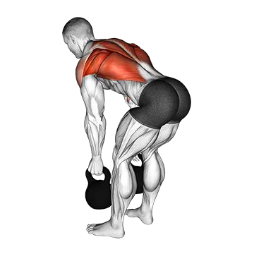 Kettlebell Two Arm Row