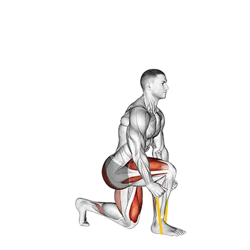 Resistance Band Split Squat