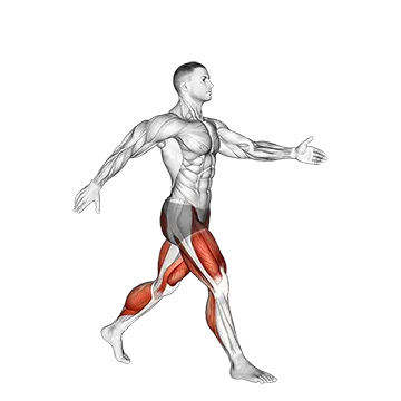 Scissor Jumps - Exclusive get you ultimate Cardio for Legs from X health blend   Animated Exercise  Library