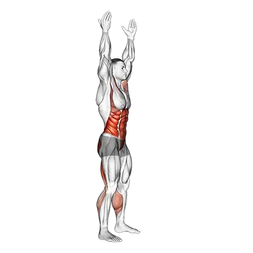 Side to Side Toe Touch - Exclusive get you ultimate Stretching for Hamstrings from X health blend   Animated Exercise  Library
