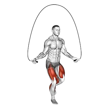 Skip Jump Rope - Exclusive get you ultimate Cardio for Calves from X health blend   Animated Exercise  Library