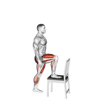Step Up on Chair - Exclusive get you ultimate Strength for Quadriceps