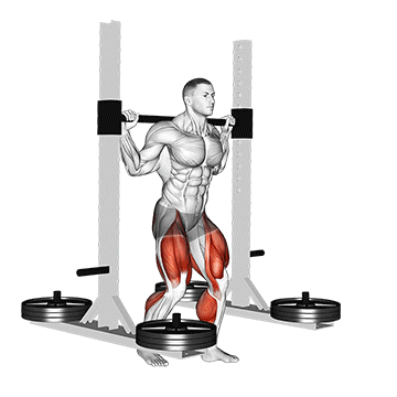 Strongman Yoke Walk - Exclusive get you ultimate Strength for Quadriceps from X health blend   Animated Exercise  Library
