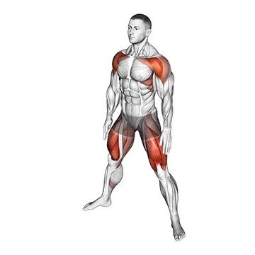 Sumo Air Squat - Exclusive get you ultimate Strength for Quadriceps from X health blend   Animated Exercise  Library