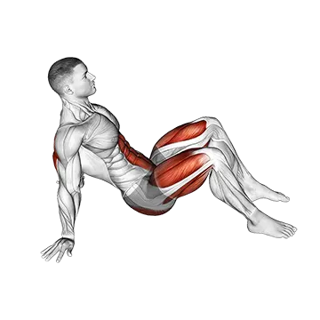 Table Top Bridge - Exclusive get you ultimate Strength for Glutes from X health blend   Animated Exercise  Library