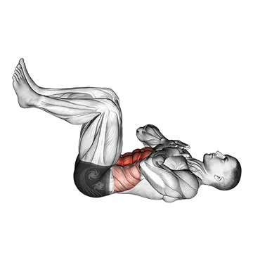 Tuck Crunch - Exclusive get you ultimate Strength for Rectus Abdominis from X health blend   Animated Exercise  Library