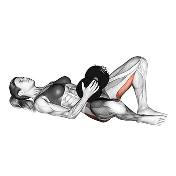 Weighted Frog Pump - Exclusive get you ultimate Strength for Glutes from X health blend   Animated Exercise  Library
