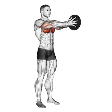 Weighted Svend Press - Exclusive get you ultimate Strength for Chest from X health blend   Animated Exercise  Library